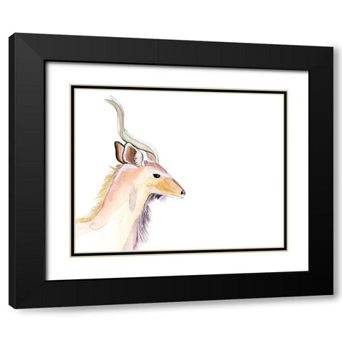 Sunset Safari IX Black Modern Wood Framed Art Print with Double Matting by Ludwig, Alicia
