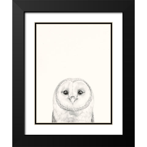 Animal Mug III Black Modern Wood Framed Art Print with Double Matting by Borges, Victoria