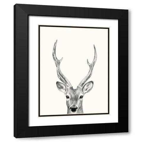 Animal Mug IV Black Modern Wood Framed Art Print with Double Matting by Borges, Victoria