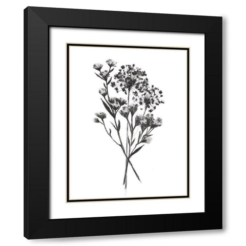 Wild Roadside Bouquet II Black Modern Wood Framed Art Print with Double Matting by Scarvey, Emma