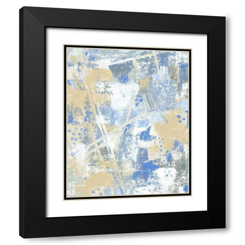 Circuit I Black Modern Wood Framed Art Print with Double Matting by OToole, Tim