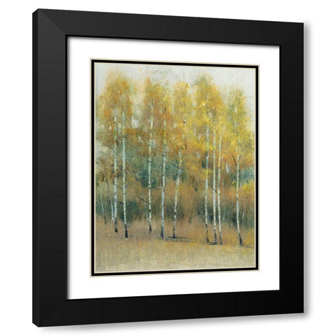 Woodland Edge III Black Modern Wood Framed Art Print with Double Matting by OToole, Tim