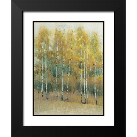 Woodland Edge III Black Modern Wood Framed Art Print with Double Matting by OToole, Tim