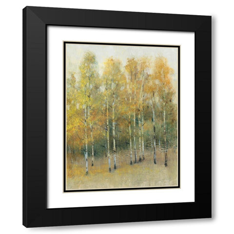 Woodland Edge IV Black Modern Wood Framed Art Print with Double Matting by OToole, Tim