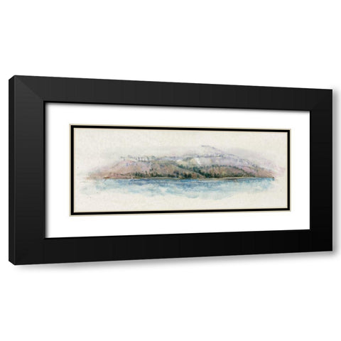 Passing By II Black Modern Wood Framed Art Print with Double Matting by OToole, Tim