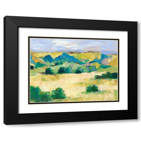 Western Valley I Black Modern Wood Framed Art Print with Double Matting by Harper, Ethan