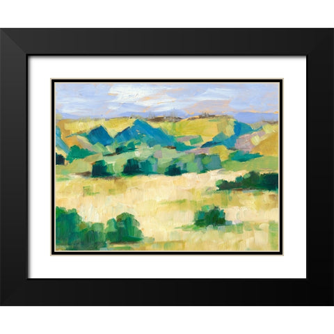 Western Valley I Black Modern Wood Framed Art Print with Double Matting by Harper, Ethan