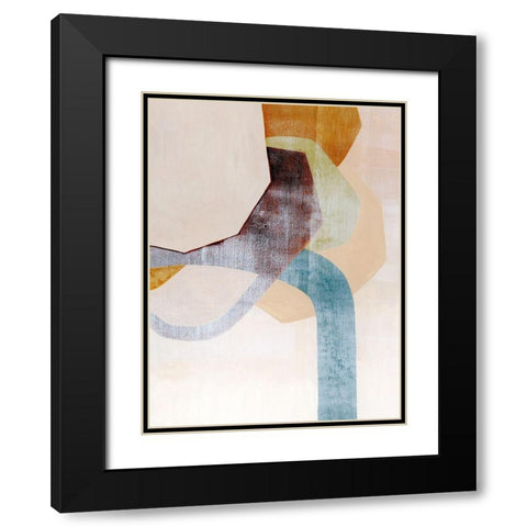 Desert Rockfall I Black Modern Wood Framed Art Print with Double Matting by Popp, Grace