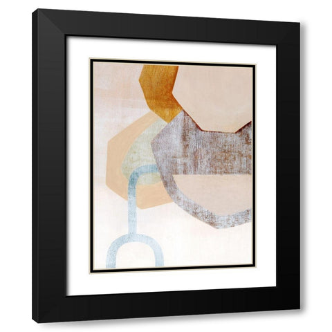 Desert Rockfall II Black Modern Wood Framed Art Print with Double Matting by Popp, Grace