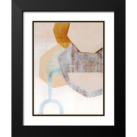 Desert Rockfall II Black Modern Wood Framed Art Print with Double Matting by Popp, Grace