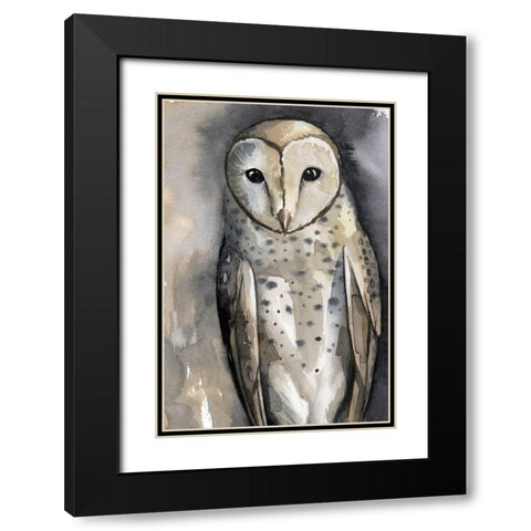 Moon Glider I Black Modern Wood Framed Art Print with Double Matting by Popp, Grace