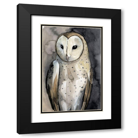 Moon Glider II Black Modern Wood Framed Art Print with Double Matting by Popp, Grace