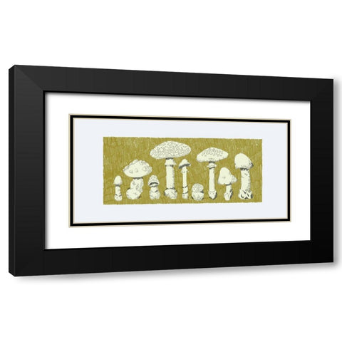 Forest Fungi I Black Modern Wood Framed Art Print with Double Matting by Green, Jacob