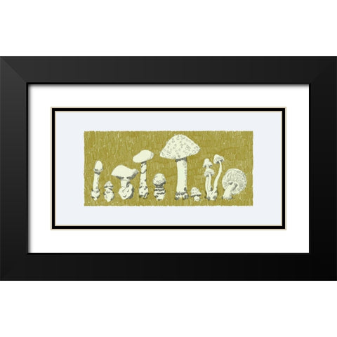 Forest Fungi II Black Modern Wood Framed Art Print with Double Matting by Green, Jacob