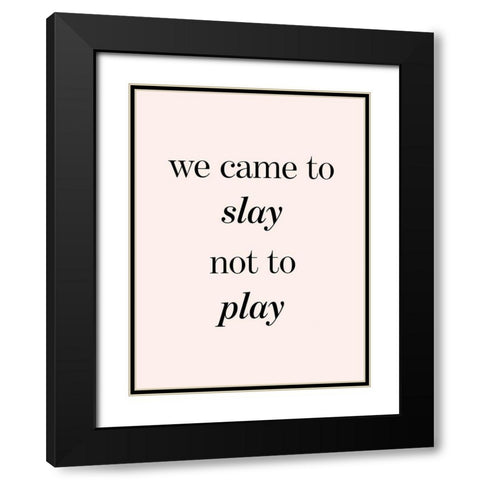 Womxn III Black Modern Wood Framed Art Print with Double Matting by Hambly, Anna