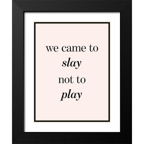 Womxn III Black Modern Wood Framed Art Print with Double Matting by Hambly, Anna