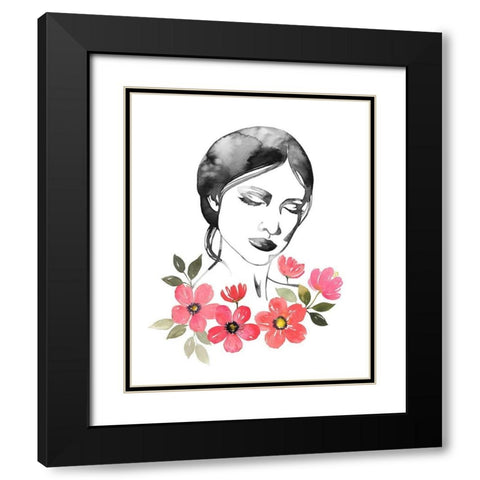 Daydreamer I Black Modern Wood Framed Art Print with Double Matting by Popp, Grace