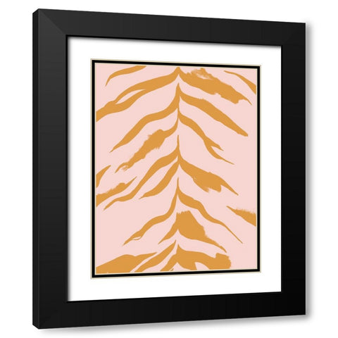 Pastel Predator I Black Modern Wood Framed Art Print with Double Matting by Green, Jacob