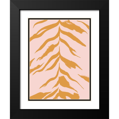 Pastel Predator I Black Modern Wood Framed Art Print with Double Matting by Green, Jacob