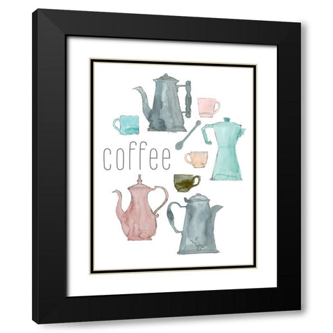 Morning Ritual I Black Modern Wood Framed Art Print with Double Matting by Green, Jacob
