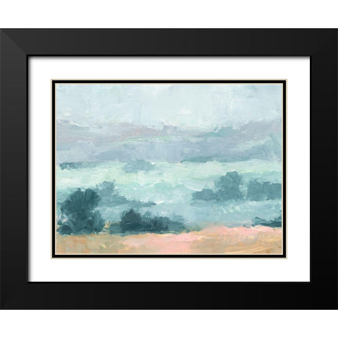 Pastel Valley I Black Modern Wood Framed Art Print with Double Matting by Harper, Ethan