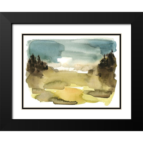 Alpine Wetlands I Black Modern Wood Framed Art Print with Double Matting by Green, Jacob