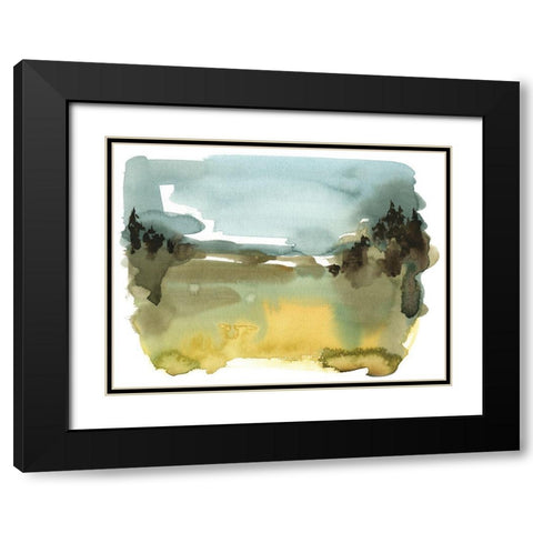 Alpine Wetlands II Black Modern Wood Framed Art Print with Double Matting by Green, Jacob