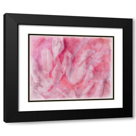 Coral Essence II Black Modern Wood Framed Art Print with Double Matting by Bane, Eva