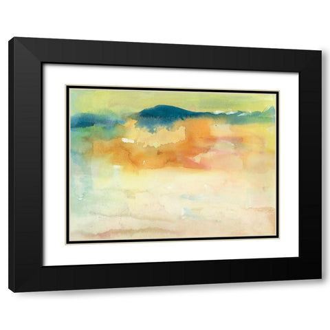 Becoming Calm I Black Modern Wood Framed Art Print with Double Matting by Combs, Joyce