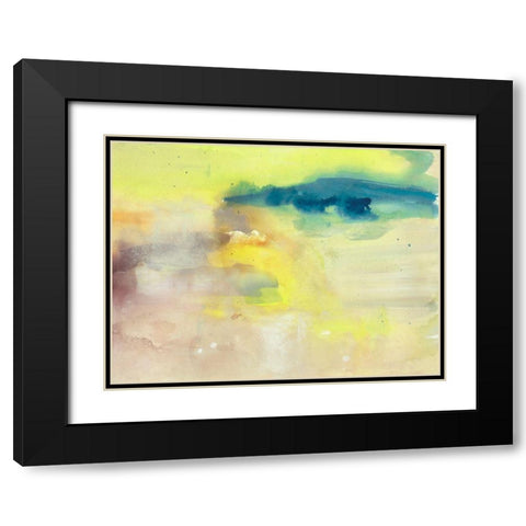 Becoming Calm III Black Modern Wood Framed Art Print with Double Matting by Combs, Joyce