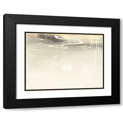 High Notes I Black Modern Wood Framed Art Print with Double Matting by Combs, Joyce