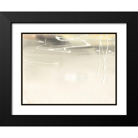 High Notes I Black Modern Wood Framed Art Print with Double Matting by Combs, Joyce