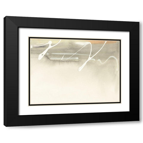 High Notes II Black Modern Wood Framed Art Print with Double Matting by Combs, Joyce