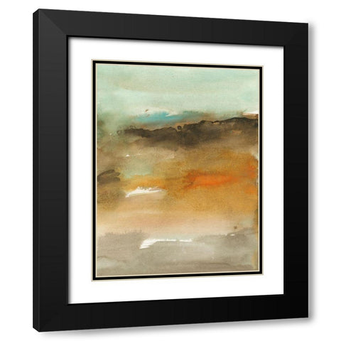 Sky and Desert II Black Modern Wood Framed Art Print with Double Matting by Combs, Joyce