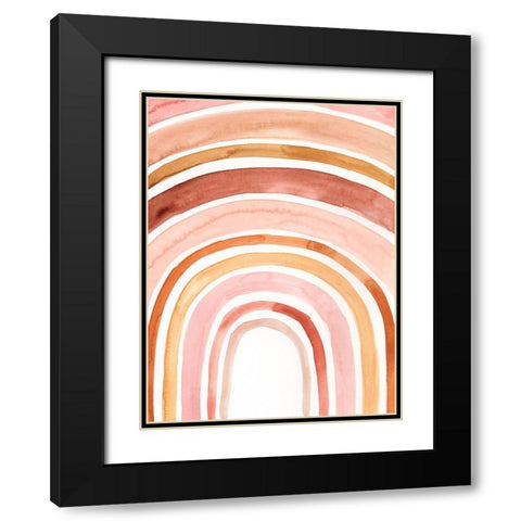Southwest Arches I Black Modern Wood Framed Art Print with Double Matting by Borges, Victoria