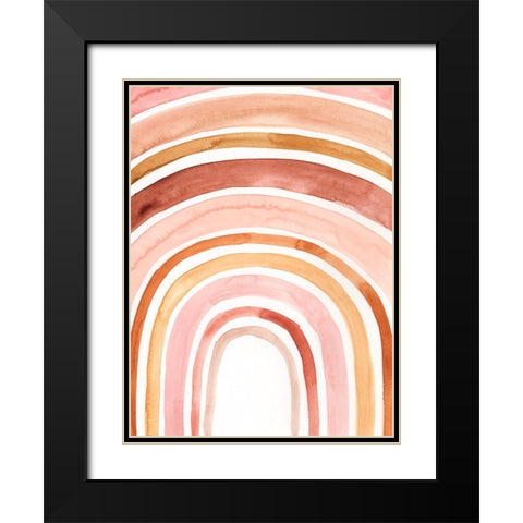 Southwest Arches I Black Modern Wood Framed Art Print with Double Matting by Borges, Victoria