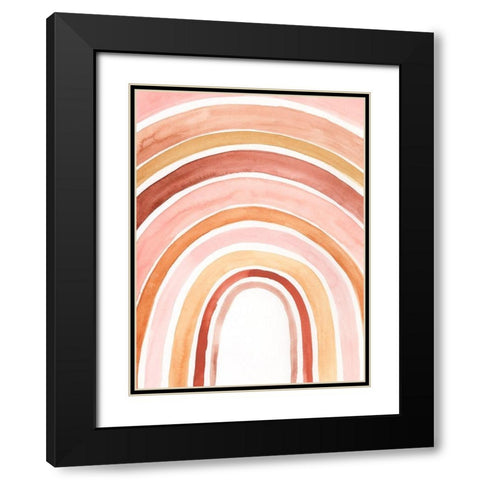 Southwest Arches II Black Modern Wood Framed Art Print with Double Matting by Borges, Victoria