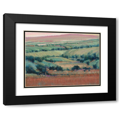 High Point I Black Modern Wood Framed Art Print with Double Matting by OToole, Tim