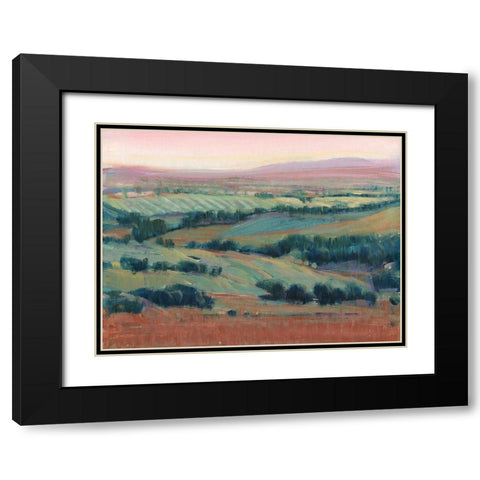High Point II Black Modern Wood Framed Art Print with Double Matting by OToole, Tim