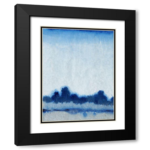 Passing Showers II Black Modern Wood Framed Art Print with Double Matting by OToole, Tim