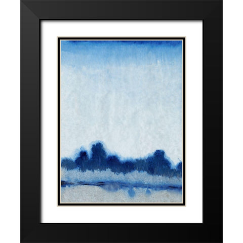 Passing Showers II Black Modern Wood Framed Art Print with Double Matting by OToole, Tim