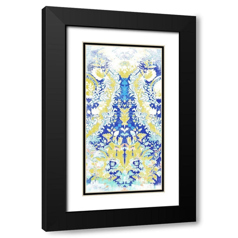 Textile Offset I Black Modern Wood Framed Art Print with Double Matting by Vess, June Erica