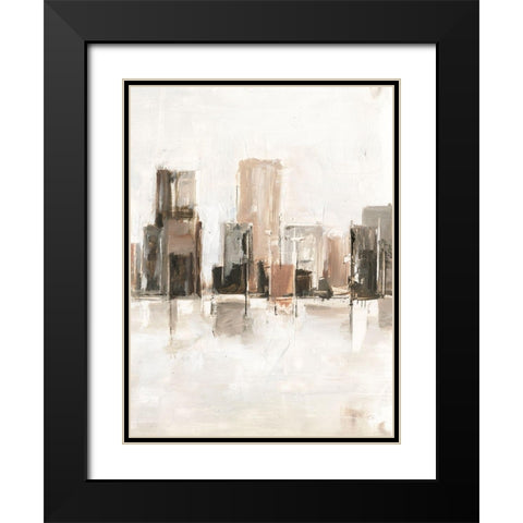 Metropolitan Vista II Black Modern Wood Framed Art Print with Double Matting by Harper, Ethan