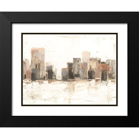 City Vista II Black Modern Wood Framed Art Print with Double Matting by Harper, Ethan