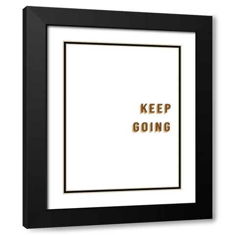 Encouragements III Black Modern Wood Framed Art Print with Double Matting by Hambly, Anna