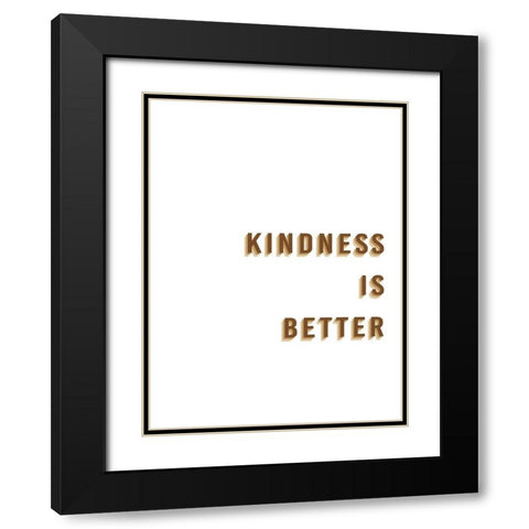 Encouragements IV Black Modern Wood Framed Art Print with Double Matting by Hambly, Anna