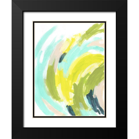 Tidal Vortex I Black Modern Wood Framed Art Print with Double Matting by Vess, June Erica