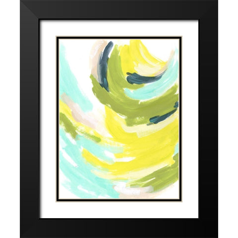 Tidal Vortex II Black Modern Wood Framed Art Print with Double Matting by Vess, June Erica