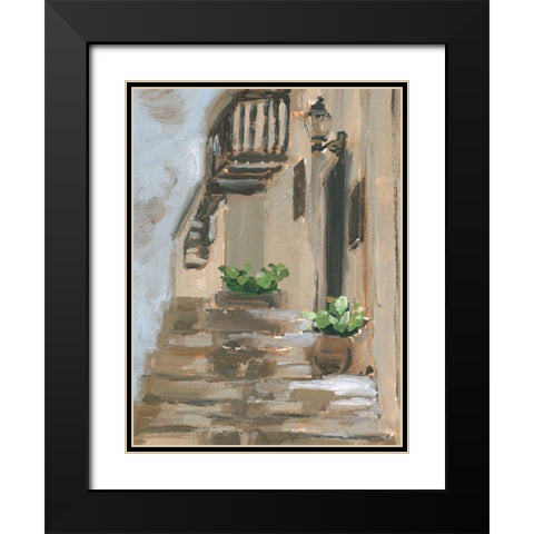 Dusky Alley I Black Modern Wood Framed Art Print with Double Matting by Wang, Melissa