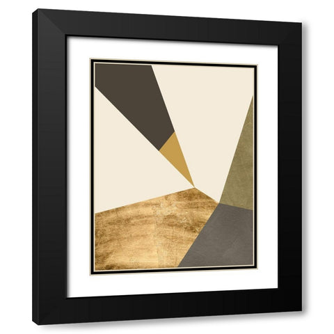 Clovis I Black Modern Wood Framed Art Print with Double Matting by Green, Jacob